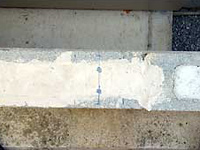 バイナルフェンスの施工方法/マーキング