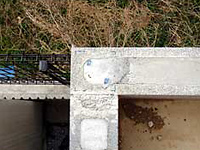 バイナルフェンスの施工方法/マーキング(角)